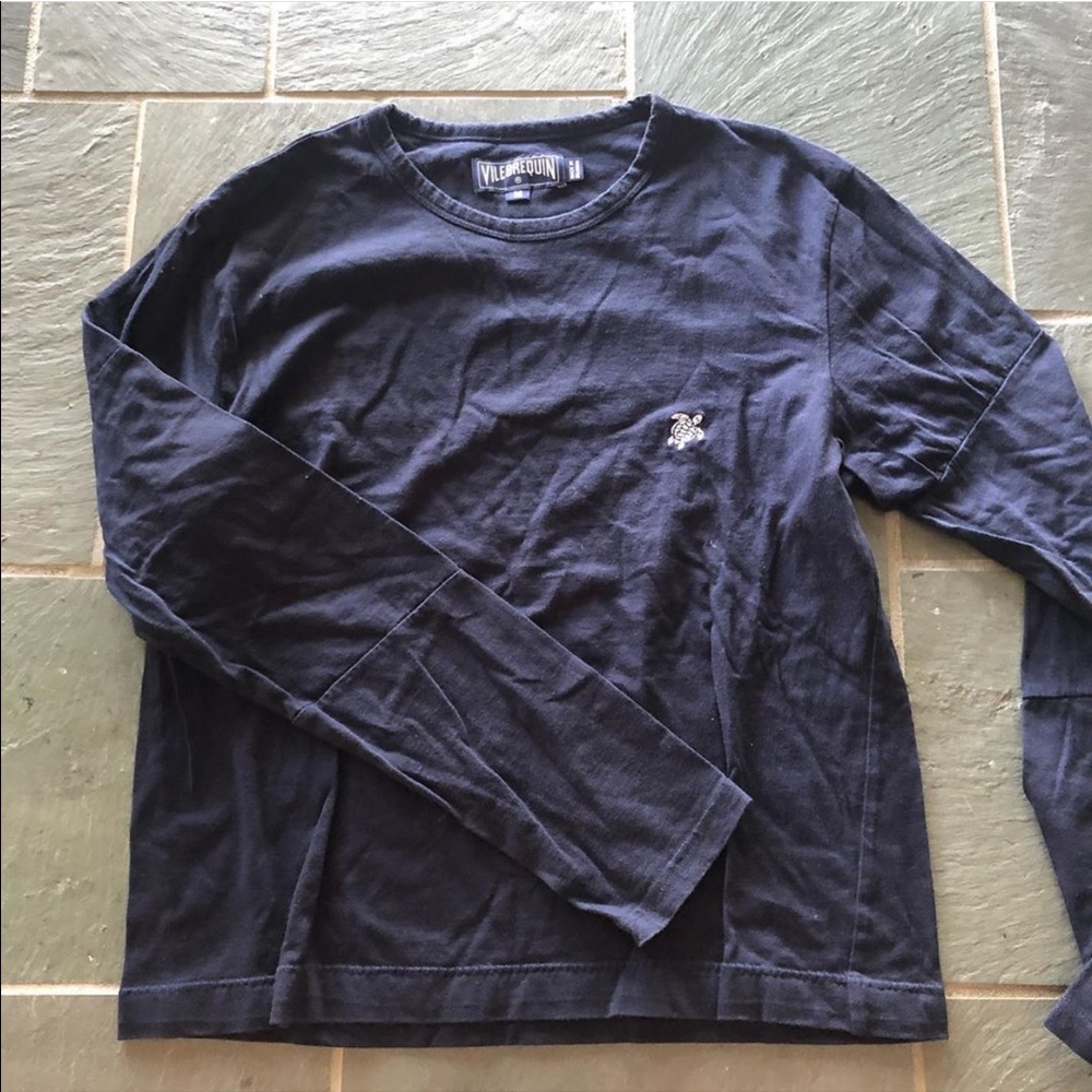 Vilebrequin Navy Long Sleeved Tee